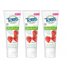 Toms® Children Fluoride Strawberry Toothpaste Pack of 3